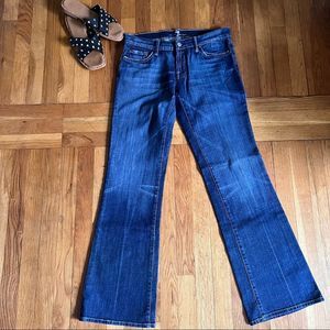 7 for All Mankind A pocket jeans rhinestone pocket bootcut 28